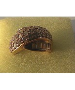 Lovely Vintage Gold Vermeil 925 2.60 carats CZ Ring  6.6 grams - £39.31 GBP