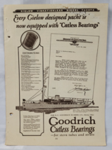 ANTIQUE BOAT ADVERTISING PAGES GOODRICH KERMATH YACHT NAUTICAL REFERENCE... - £13.34 GBP