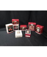 Lot Of 8 HALLMARK KEEPSAKE CHRISTMAS ORNAMENTS Vintage TRUCKS, SANTA, HO... - $49.14 CAD