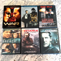 6 DVD Lot: Unknown, Defiance, Breach, Last Man Standing, Casino Royale, WAR - $7.38