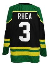 Any Name Number St John's Shamrocks Retro Hockey Jersey Black Rhea Any Size image 2