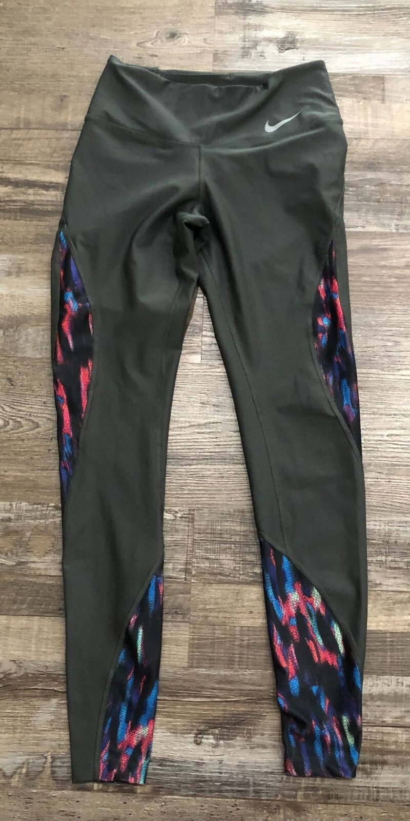 Nike Dri Fit Womens XS Gray Training Athletic Leggings - $16.56