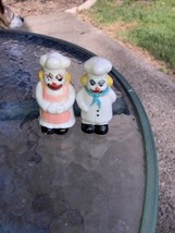 Vintage Cooking Clowns Salt And Pepper Shakers - £4.71 GBP