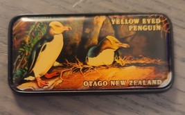 Yellow Eyed Penguin Otago New Zealand Vintage Souvenir Refrigerator Magnet - £9.42 GBP