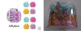 DOG Pet Grooming Claw Barrettes Hair Clip 140 pc Multi Color Top Knot*NEW - £19.04 GBP