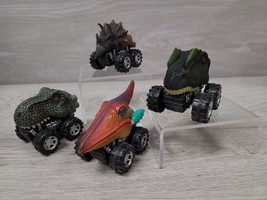 DINOBROS Pull Back Dinosaur Car Toys Lot 0f 4 Dino Toys - £4.69 GBP