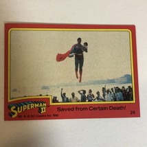 Superman II 2 Trading Card #24 Christopher Reeve Margot Kidder - £1.55 GBP