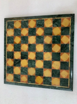 Adorable Green Marble Chess Board Table Handmade Semi Precious Stone Dec... - $500.31