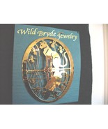 Wild Bryde Cat &amp; Irises with Reflection Pin  - £23.80 GBP