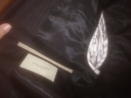 BURBERRY London Bond Street Black Pinstripe Wool Suit 40R - £141.99 GBP