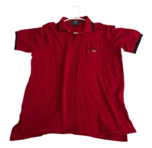 Polo Sport by Ralph Lauren Red Knit 100% Cotton Polo XL READ - $23.75