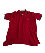 Polo Sport by Ralph Lauren Red Knit 100% Cotton Polo XL READ - $23.75