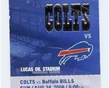 Indianapolis Colts Buffalo Bills Ticket 2008 First Game Lucas Oil Stadium  - £76.88 GBP