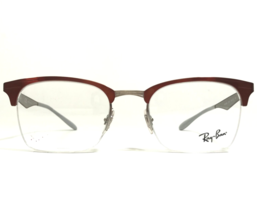 Ray-Ban Eyeglasses Frames RB6360 2921 Silver Shiny Red Lightweight 49-20... - £51.40 GBP