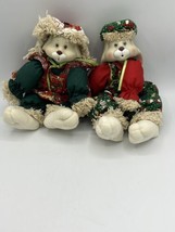 1995 House of Lloyd Christmas Around the World Hip and Hop Bunny Shelf Sitters - $9.46