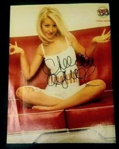 Christina Aguilera Color Picture Page BB Magazine Signed Early Picture Excellent - £64.50 GBP