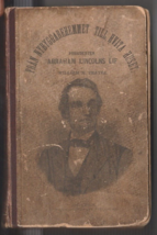 President Abraham Lincoln&#39;s Life William Thayer USED Hardcover Book Swedish 1886 - £63.30 GBP