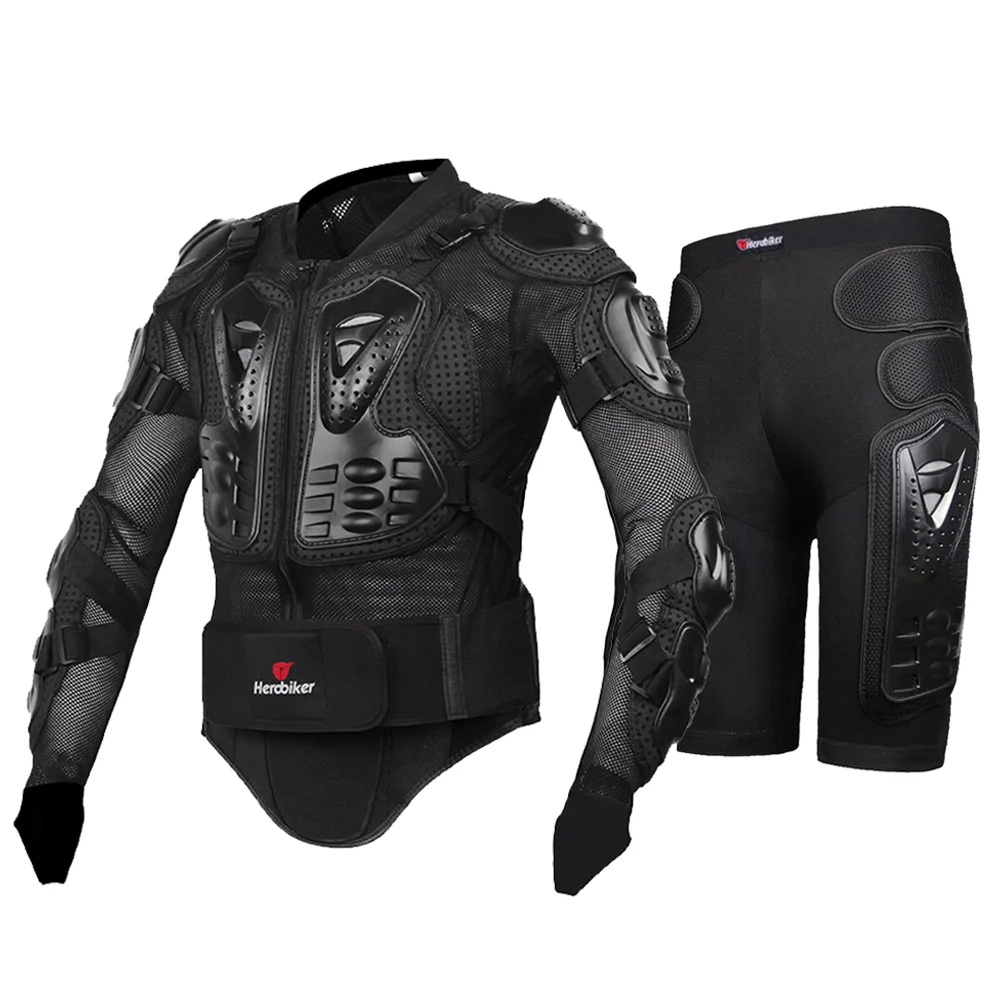 HEROBIKER Motorcycle Jacket Men Body Armor Motorcycle Armor Moto Motocross - £27.44 GBP+