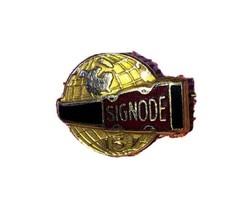 Signode “15” World Lapel Pin Small 1/10 10K Gold - $175.58 MXN
