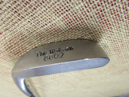 Vintage The Wilson 8802 Blade Putter Original Shaft & Leather Grip 35.5” - $96.00