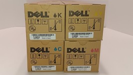 Dell High Capacity Yield Toner Cartridge For Dell 7130CDN Laser Printer Lot of 4 - $280.49