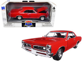 1966 Pontiac GTO Red &quot;Muscle Car Collection&quot; 1/25 Diecast Model Car by N... - £30.66 GBP