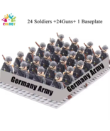 WW2 Military Building Blocks Germany Army Mini Action Figures Toy Christ... - $21.98