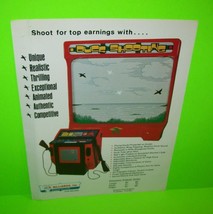 Duck Shooting Arcade FLYER US Billiards Original Rifle Gun Shooting Gallery - $19.00