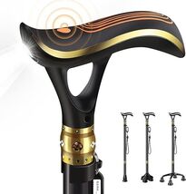 Smart Alarm Walking Cane for Men &amp; Women, Telescopic and Adjustable Walking - $71.25