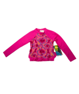 Oxide Toddler Girls Tie Dye Tropical Hearts Rash Guard Long Sleeve Top, 5 - £19.22 GBP