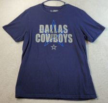 Dallas Cowboys Authentic T Shirt Men Size Medium Navy Short Sleeve Logo ... - £13.26 GBP