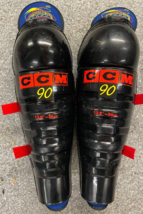 Ice Hockey CCM 90 Power Line Leg Pads Shin Guard 13.5&quot; - 34 cm - $37.05