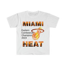 Unisex Soft Cotton T-Shirt. Miami Heat Conference Champions 2023 - £15.66 GBP+