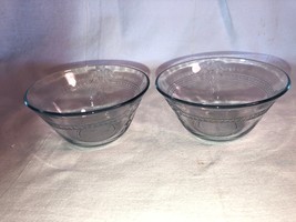 Two Fire King Sapphire Blue Custard Cups Mint - £6.01 GBP