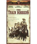 The Train Robbers VHS John Wayne Ann-Margaret Rod Taylor Bobby Vinton - £1.56 GBP