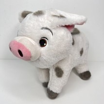 Moana Disney Pua Pig Plush Stuffed Animal White Grey Pink 9&quot; - £11.19 GBP