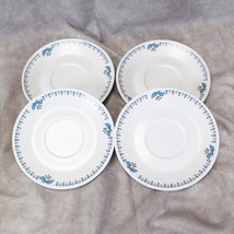 Noritake Blue Moon Saucers 6&quot; Lot of 4 Progression - $8.81
