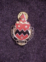 U.S. Army 3rd Battalion, 16th Field Artillery Pin, motto Macte Nova Virtute - $5.50