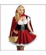 &quot;Hey There Little RED RIDING HOOD&quot; Costume Includes Removable Hooded Cap... - £51.11 GBP