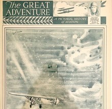 Colonel Charles Lindbergh Flight Of The Lone Eagle 1929 Aviation Print HM1B - £54.91 GBP