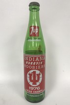 1976 Indiana Hoosiers National Champs Vintage Original 7-UP Pop Bottle - £15.97 GBP