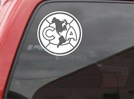 Club America de Mexico Vinyl Decal Car Truck Window STICKER Futbol Soccer White - £3.97 GBP