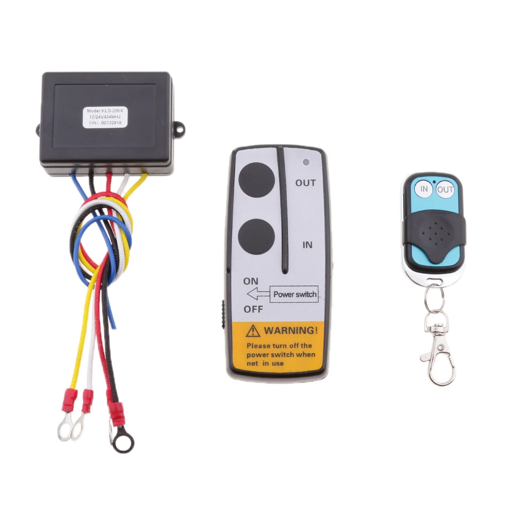 UTV ATV Winch Remote Control Kit with LED Indicator for KLS-205/2 Winch - £20.96 GBP