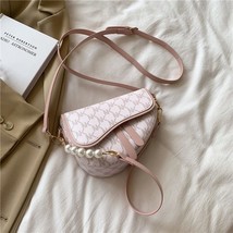 Saddle bag female leather bag design luxury bag for woman crossbody bag shoulder - £29.14 GBP