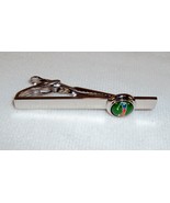 Men&#39;s Tie Clip ~ Polished Stainless Steel w/Golf Theme Button Graphic ~ ... - £7.70 GBP