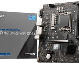 MSI PRO H610M-G WiFi DDR4 ProSeries Motherboard (mATX, 12th/13th Gen Int... - $146.62
