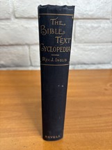 Antique 1905 The Bible Text Cyclopedia by James Inglis -- Hardcover -- Revell - £62.90 GBP