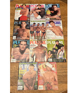 Lot of 11 Playgirl Magazines Vintage 1999 January-May July-December - £136.82 GBP