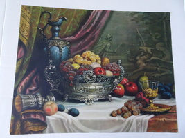 Fruit Bowl Art Print - Untitled - Unframed 16&quot; x 20&quot; - £7.87 GBP