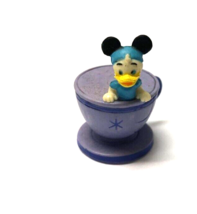 Disney Tea Cups Dewey Duck MINI 1&quot; PVC Figure - £6.23 GBP